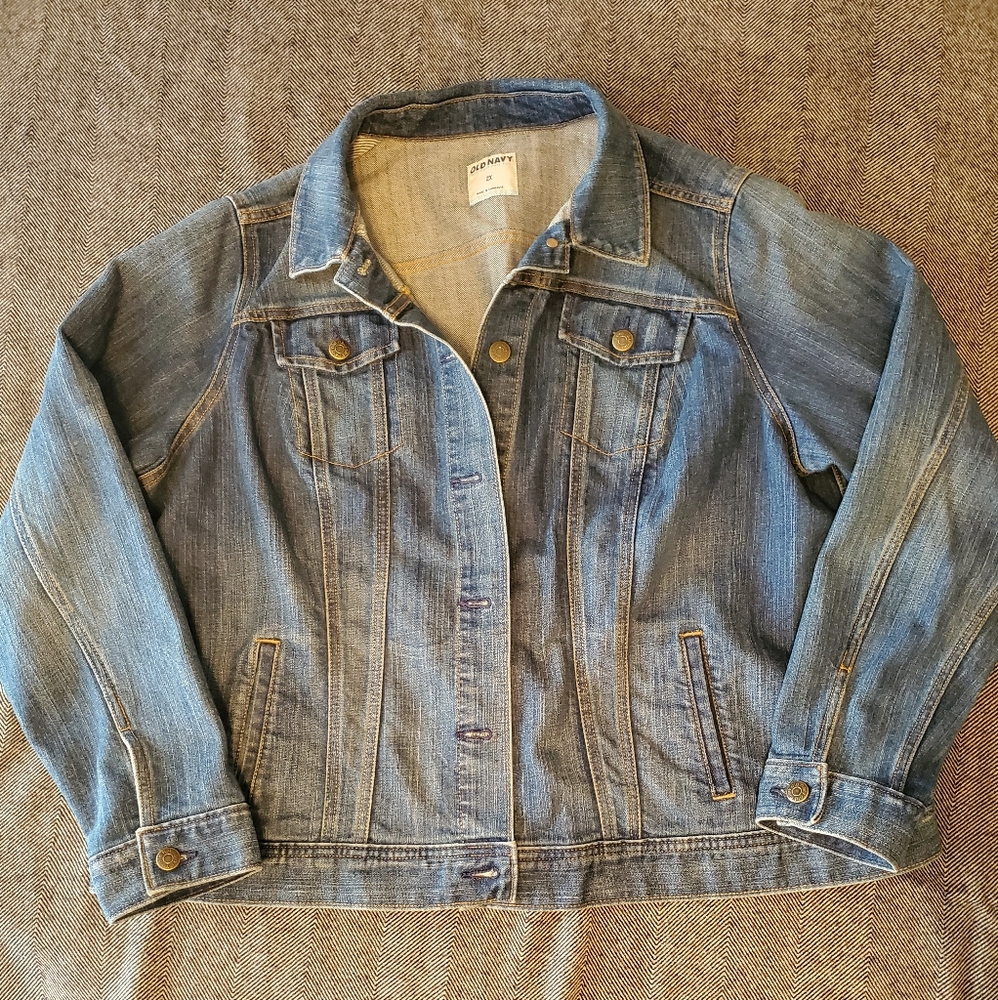 Old Navy 2X jean jacket